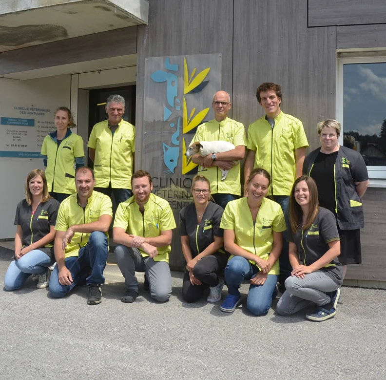 L'équipe de la clinique des Gentianes
